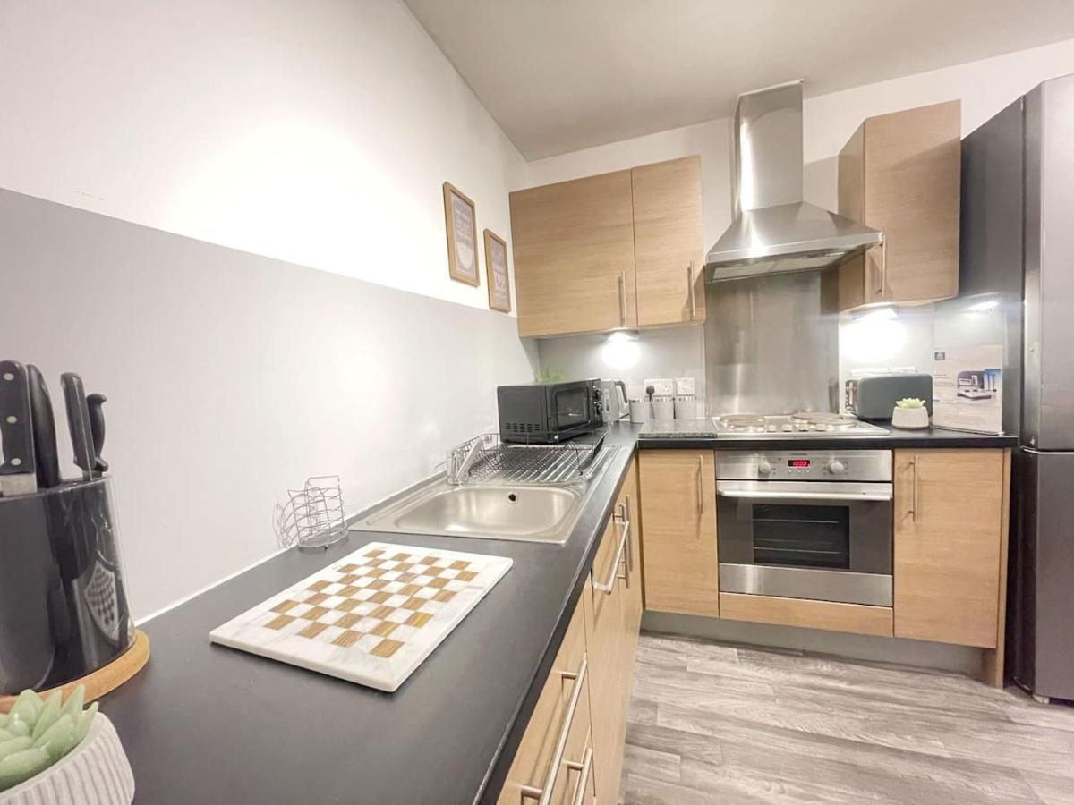 Cityfront Cosy Apt Near City Centre & Etihad Stadium, Free Parking Manchester Exterior foto
